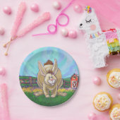 Kaninchen-Party Pappteller (Party)