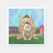 Kaninchen-Party Serviette (Vorderseite)