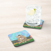 Kaninchen-Party Untersetzer (Rechte Seite)