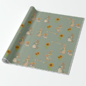 Kaninchen Peter Herbst Erntedank Wrapping Paper Geschenkpapier (Ungerollt)