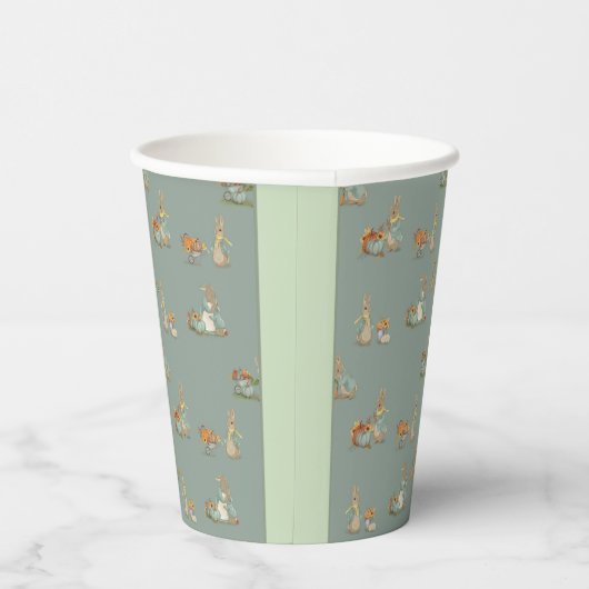 Kaninchen Peter Herbst Party Paper Cups Pappbecher (Rechts)
