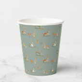 Kaninchen Peter Herbst Party Paper Cups Pappbecher (Vorderseite)