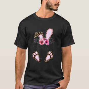 Kaninchen-Phlebotomist-Leoparden-Druck-Kaninchen S T-Shirt