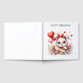 Kaninchen-Pilot-Geburtstag Gästebuch (Voll)