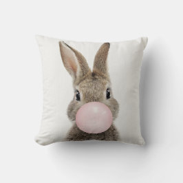 Kaninchen Pink Blubble Kaugummi Kissen
