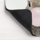 Kaninchen Pink Blubble Kaugummi Mousepad (Ecke)