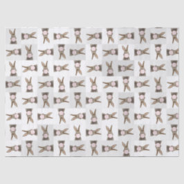 Kaninchen Pink Blubble Kaugummi Seidenpapier