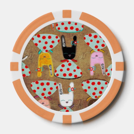 Kaninchen Pokerchips (Vorderseite)