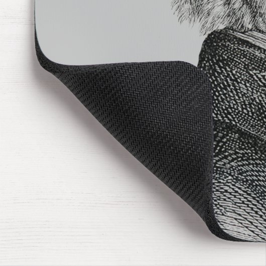 Kaninchen-Portrait Mousepad (Ecke)