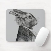 Kaninchen-Portrait Mousepad (Mit Mouse)