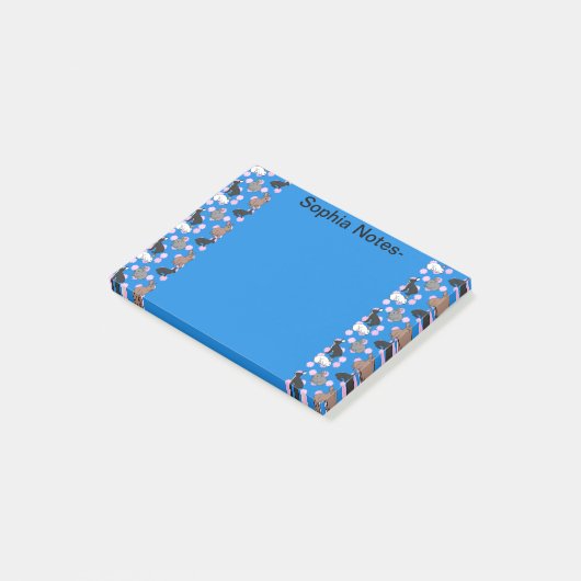 Kaninchen Post-it Klebezettel (angewinkelt)