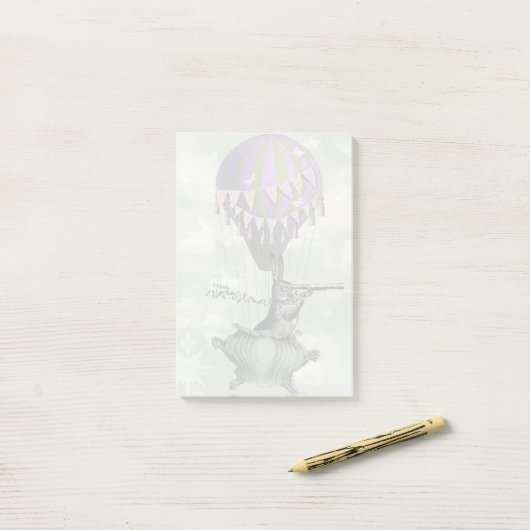 Kaninchen Post-it Klebezettel (Auf Schreibtisch)