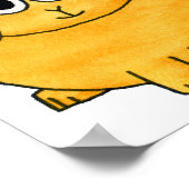 Kaninchen. Poster (Ecke)