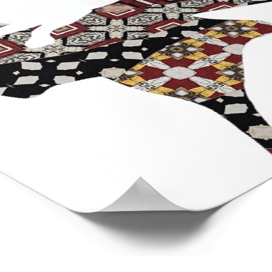 Kaninchen-Poster Poster (Ecke)