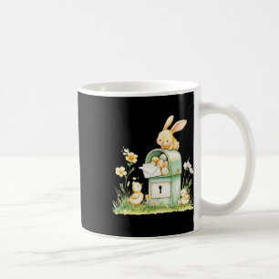 Kaninchen-Postfach liefert mit Eiern  Kaffeetasse