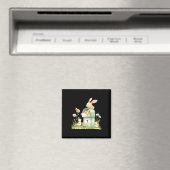 Kaninchen-Postfach liefert mit Eiern Magnet (In Situ (Geschirrspüler))