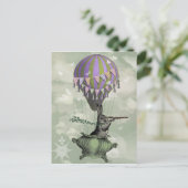 Kaninchen Postkarte (Stehend Vorderseite)