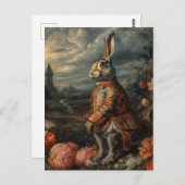 Kaninchen Postkarte (Vorne/Hinten)