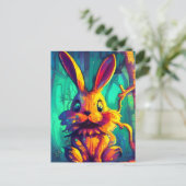 Kaninchen Postkarte (Stehend Vorderseite)