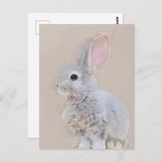 Kaninchen Postkarte Nr. 31 (Vorne/Hinten)