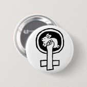 Kaninchen-Power! Offizielle Susan Asche-Lee Button (Vorne & Hinten)