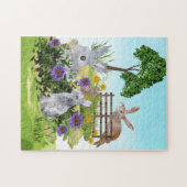 Kaninchen Puzzle (Horizontal)