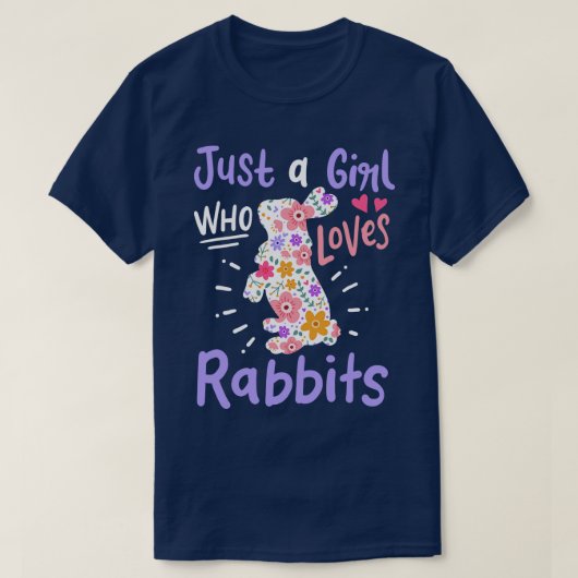 Kaninchen Rabbit Lover T-Shirt (Design vorne)