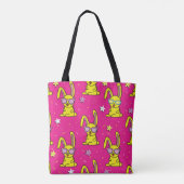 Kaninchen-Rave: Kids' Pattern Delight Tasche (Rückseite)