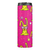 Kaninchen-Rave: Kids' Pattern Delight Thermosbecher (Rückseite)