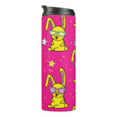 Kaninchen-Rave: Kids' Pattern Delight Thermosbecher (Nach rechts gedreht)