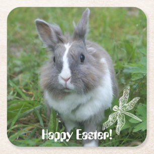 Kaninchen Rechteckiger Pappuntersetzer