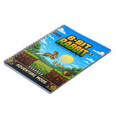 Kaninchen, Retro-8-Bit-Pixelkunst Notizblock (Linke Seite)
