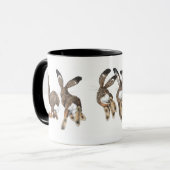 Kaninchen-Run-Tasse Tasse (Vorderseite Links)