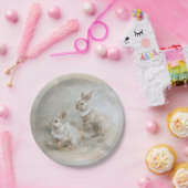 Kaninchen - Runde Papierplatten Pappteller (Party)