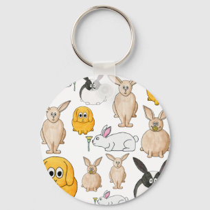 Kaninchen Schlüsselanhänger
