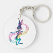 Kaninchen Schlüsselanhänger (Rückseite)