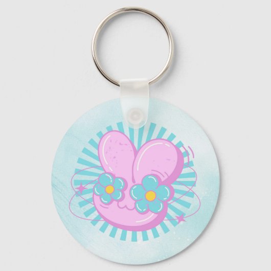 Kaninchen Schlüsselanhänger (Vorderseite)