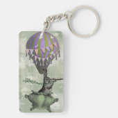 Kaninchen Schlüsselanhänger (Rückseite)