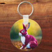 Kaninchen-Schlüsselanhänger Schlüsselanhänger (Rückseite)