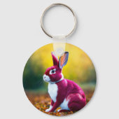 Kaninchen-Schlüsselanhänger Schlüsselanhänger (Rückseite)