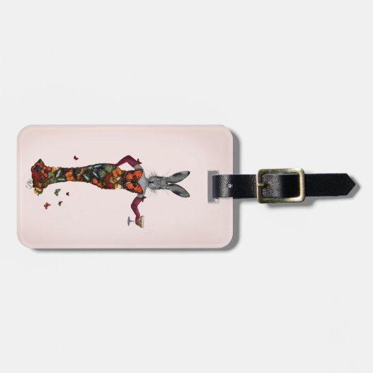 Kaninchen-Schmetterlingskleid 2 Gepäckanhänger (Vorderseite horizontal)