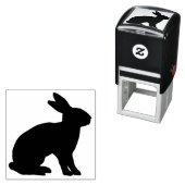 Kaninchen-Silhouette Permastempel (Beispiel)