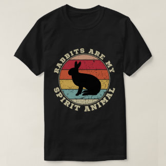 Kaninchen sind mein geistiger tierischer T - Shirt