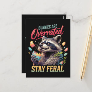 Kaninchen sind überbewertet Bleibt wild Postkarte