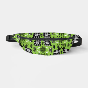 Kaninchen Skandinavische Volkskunst Bauchtasche