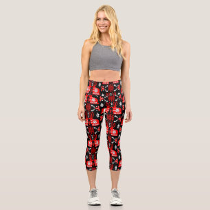 Kaninchen Skandinavische Volkskunst Capri Leggings