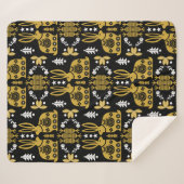 Kaninchen Skandinavische Volkskunst Sherpadecke (Vorderseite (Horizontal))