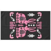 Kaninchen Skandinavische Volkskunst Tischdecke (Vorderseite (Horizontal))