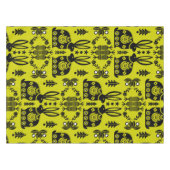 Kaninchen Skandinavische Volkskunst Tischdecke (Vorderseite (Horizontal))