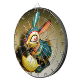 Kaninchen Spielzeug und Ostergelbe Ei Dartscheibe (Vorderseite rechts)